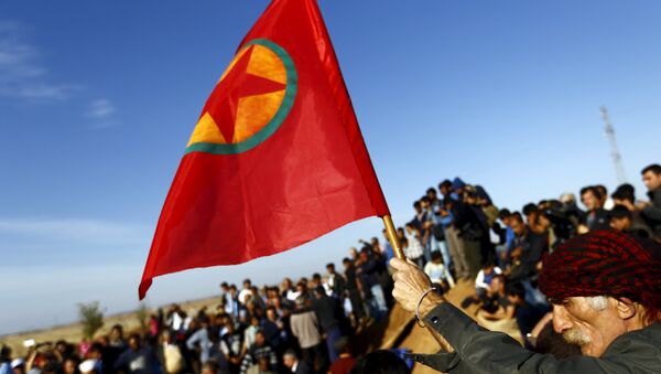 La bandera de PKK - Sputnik Mundo