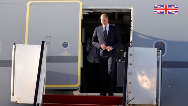 El príncipe Guillermo de Inglaterra en el aeropuerto de Tel Aviv - Sputnik Mundo