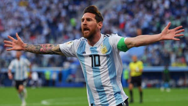 Lionel Messi, futbolista argentino - Sputnik Mundo