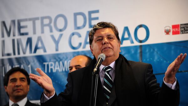 Alan García, expresidente de Perú - Sputnik Mundo