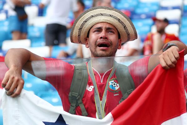 Sonrisas y lágrimas: las emociones a flor de piel de los fans del Mundial de Rusia 2018 - Sputnik Mundo