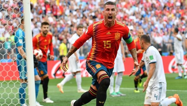 Sergio Ramos, España, tras su gol a Rusia - Sputnik Mundo