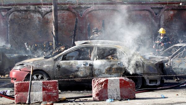 Las consecuencias de la explosión en Jalalabad, Afganistán - Sputnik Mundo