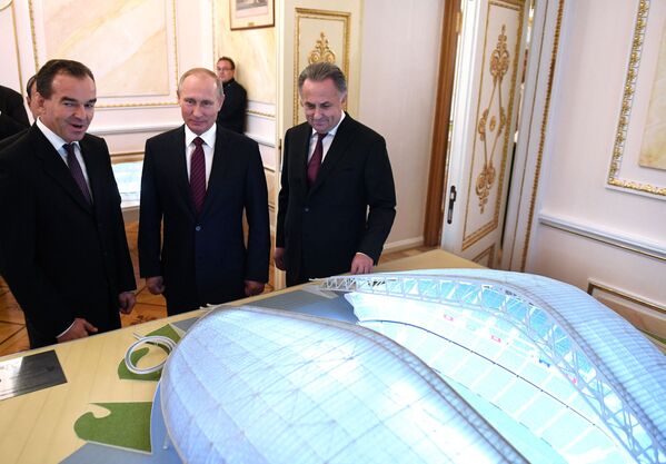 Vladímir Putin y el deporte rey - Sputnik Mundo