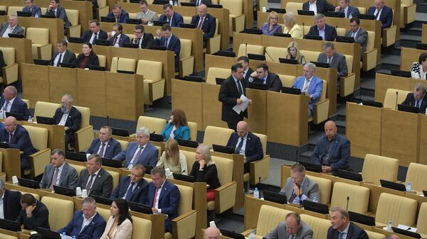 La Duma estatal (Cámara Baja del Parlamento ruso) (archivo) - Sputnik Mundo