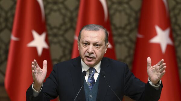 Recep Tayyip Erdogan, el presidente de Turquía (Archivo) - Sputnik Mundo