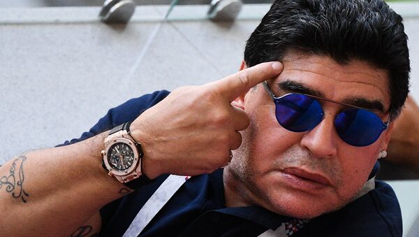 Diego Maradona (archivo) - Sputnik Mundo