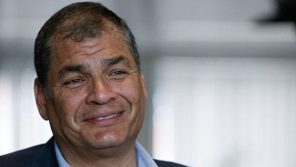 El expresidente de Ecuador, Rafael Correa. - Sputnik Mundo