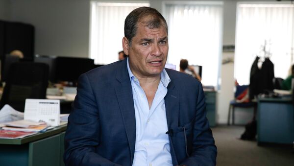 Rafael Correa, expresdente de Ecuador (archivo) - Sputnik Mundo