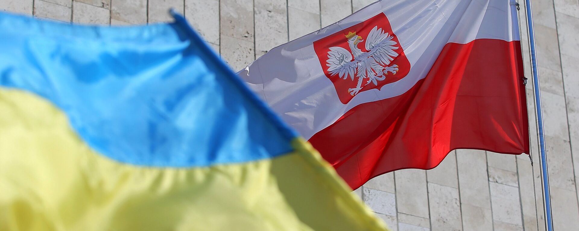 Banderas de Ucrania y Polonia - Sputnik Mundo, 1920, 05.07.2022