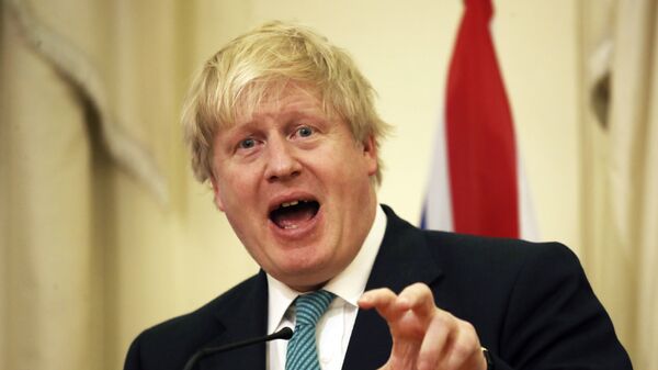 Boris Johnson, ex ministro de Asuntos Extreriores del Reino Unido - Sputnik Mundo