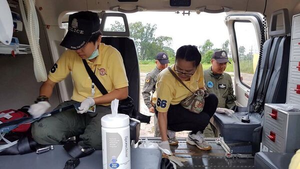 El personal de rescate de Tailandia se prepara para la evacuación - Sputnik Mundo