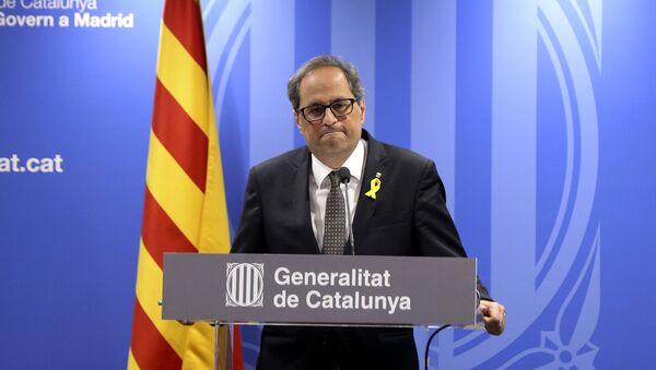 Quim Torra, presidente de la Generalitat de Cataluña - Sputnik Mundo