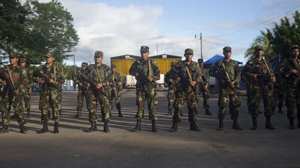 Soldados de Nicaragua - Sputnik Mundo
