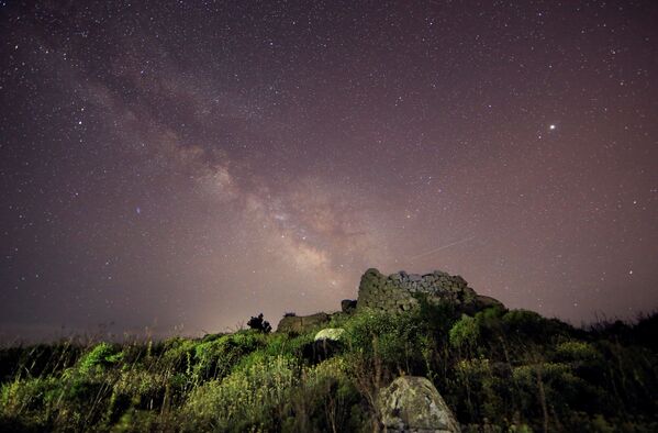 La Vía Láctea vista desde Cerdeña (Italia), - Sputnik Mundo
