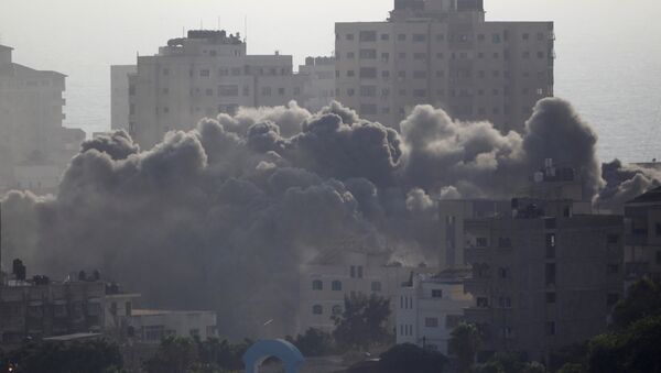 Consecuencias del bombardeo israelí en Gaza - Sputnik Mundo
