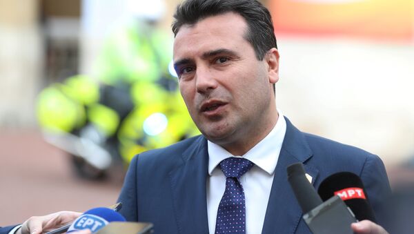 Zoran Zaev, primer ministro de Macedonia - Sputnik Mundo