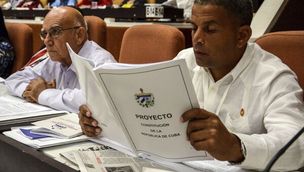 Nuevo proyecto de Constitución de Cuba (archivo) - Sputnik Mundo