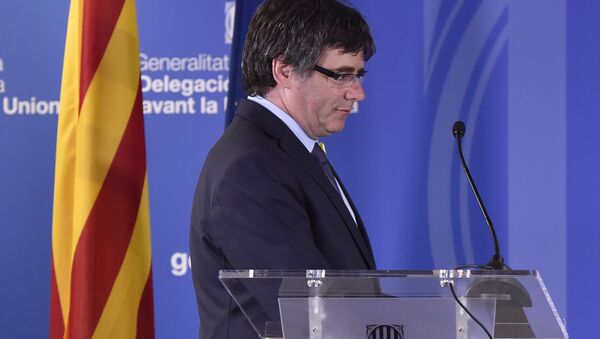 Carles Puigdemon, expresidente catalán - Sputnik Mundo