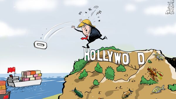 'Hollywood', el arma arrojadiza de Trump contra China - Sputnik Mundo