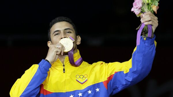 Rubén Limardo, campeón de esgrima Venezolano - Sputnik Mundo
