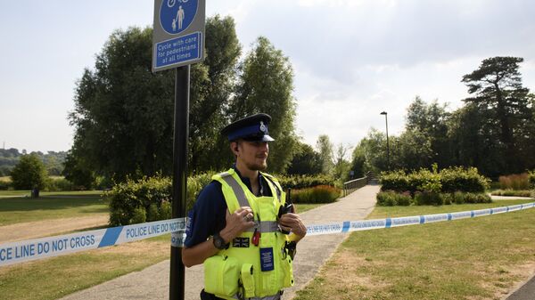 Policía británica en Salisbury, el Reino Unido - Sputnik Mundo
