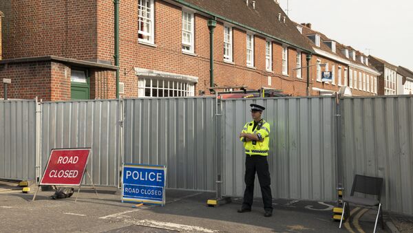 Policía británica en Amesbury, el Reino Unido - Sputnik Mundo