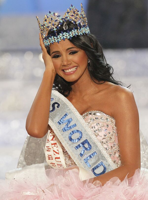 La representante de Venezuela, Ivian Sarcos, ganadora del título Miss Mundo 2011 - Sputnik Mundo