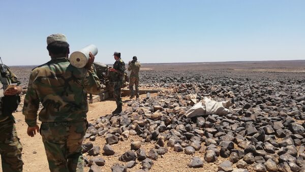 El Ejército sirio en la región de Tulul al Safa - Sputnik Mundo