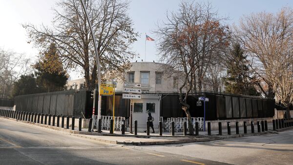 La embajada de EEUU en Ankara, Turquía (archivo) - Sputnik Mundo