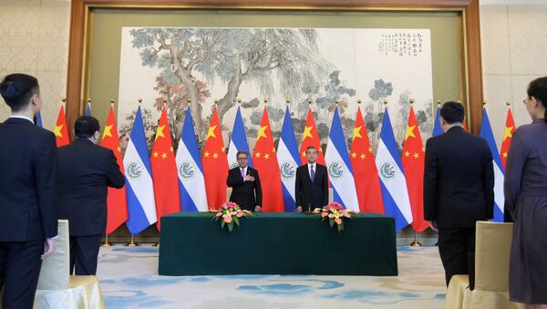 Establecimiento de las relaciones diplomáticas entre China y El Salvador - Sputnik Mundo