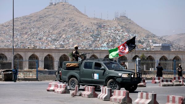Las fuerzas de seguridad afganas en Kabul, Afganistán - Sputnik Mundo