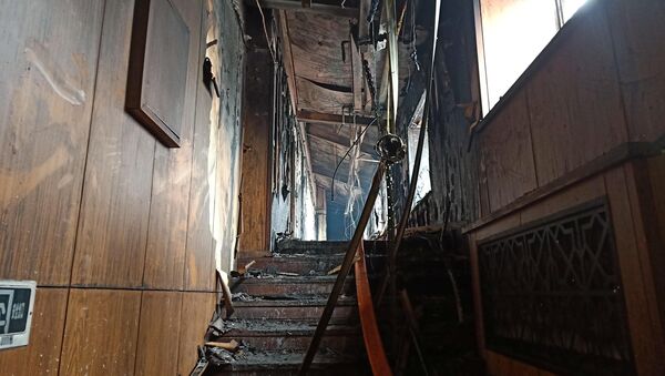 Incendio en un hotel en la ciudad china de Harbin - Sputnik Mundo