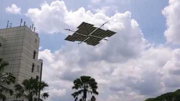 Logran crear un dron que vuela sin baterías (vídeo) - Sputnik Mundo
