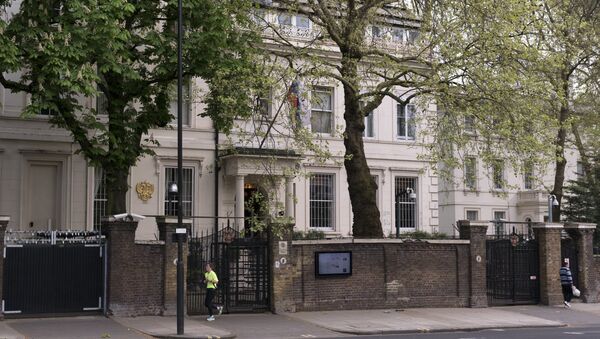 La embajada de Rusia en Londres, Reino Unido (imagen referencial) - Sputnik Mundo