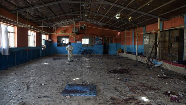 Un gimnasio en Kabul, Afganistán, tras el doble ataqué - Sputnik Mundo