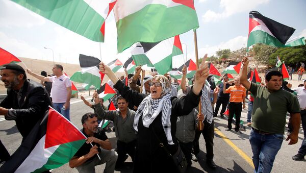 Las protestas en Palestina - Sputnik Mundo