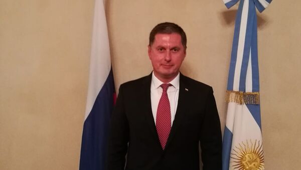 El nuevo embajador de la Federación de Rusia en Argentina, Dmitry Feoktistov - Sputnik Mundo