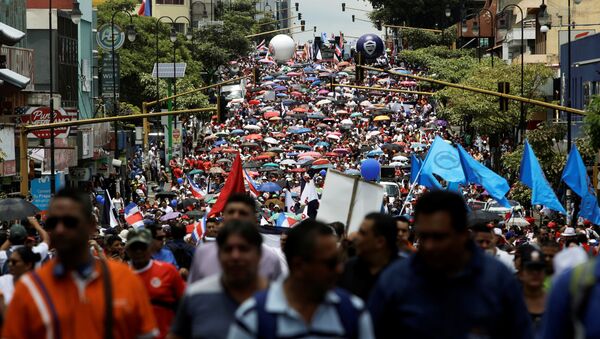 Manifestaciones en Costa Rica - Sputnik Mundo