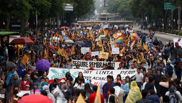 La Marcha del Silencio en México - Sputnik Mundo