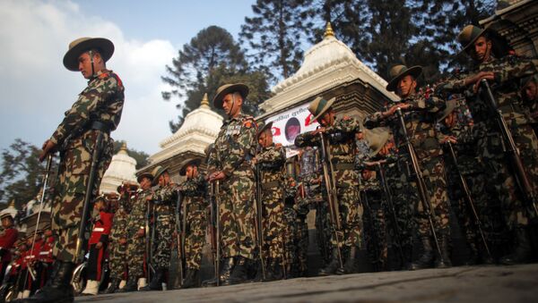 Los soldados del Ejército de Nepal - Sputnik Mundo