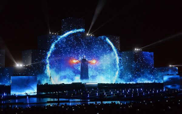 Ceremonia de apertura de Festival Internacional Círculo de Luz de Moscú (archivo) - Sputnik Mundo