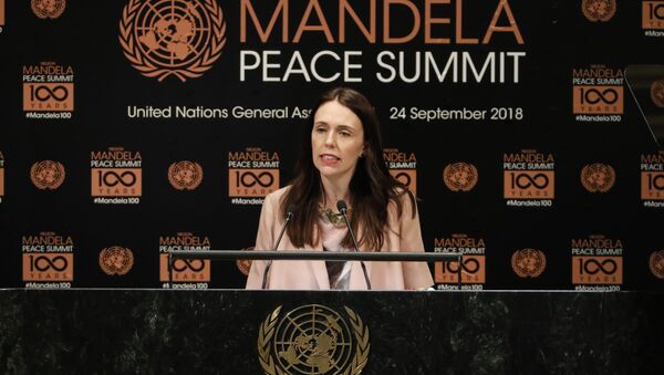 La primera ministra de Nueva Zelanda, Jacinda Ardern - Sputnik Mundo