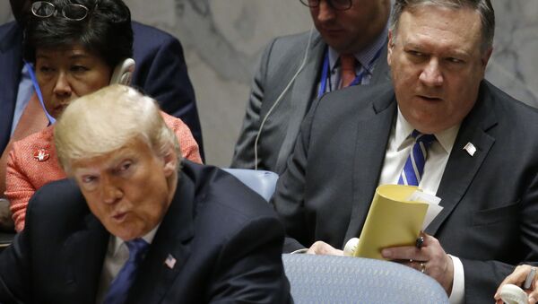 Donald Trump, el presidente estadounidense en la 73 Asamblea General de la ONU - Sputnik Mundo