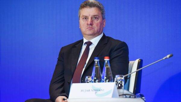 Gjorge Ivanov, presidente de Macedonia - Sputnik Mundo