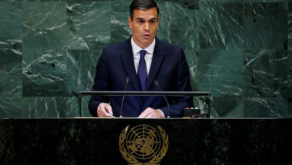 Pedro Sánchez, el presidente del Gobierno español - Sputnik Mundo