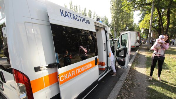 Ambulancia de Donetsk - Sputnik Mundo