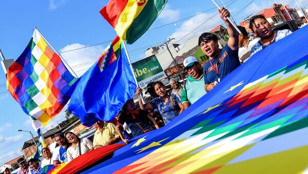 Activistas bolivianos - Sputnik Mundo