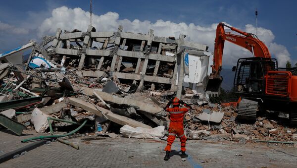 Consecuencias del sismo en Indonesia - Sputnik Mundo