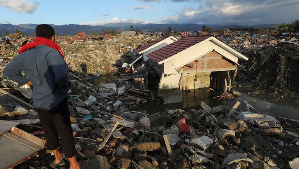 Consecuencias del sismo en Indonesia - Sputnik Mundo